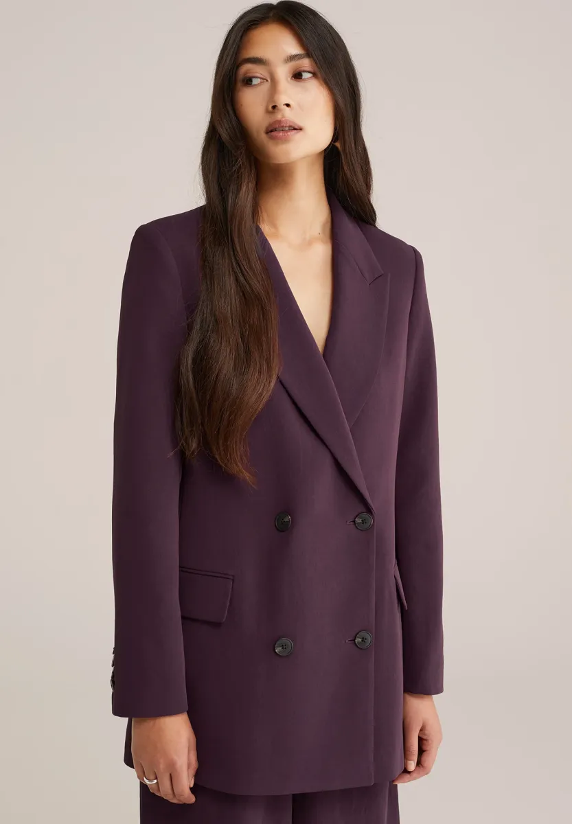 WE STUDIO - Blazer - aubergine
