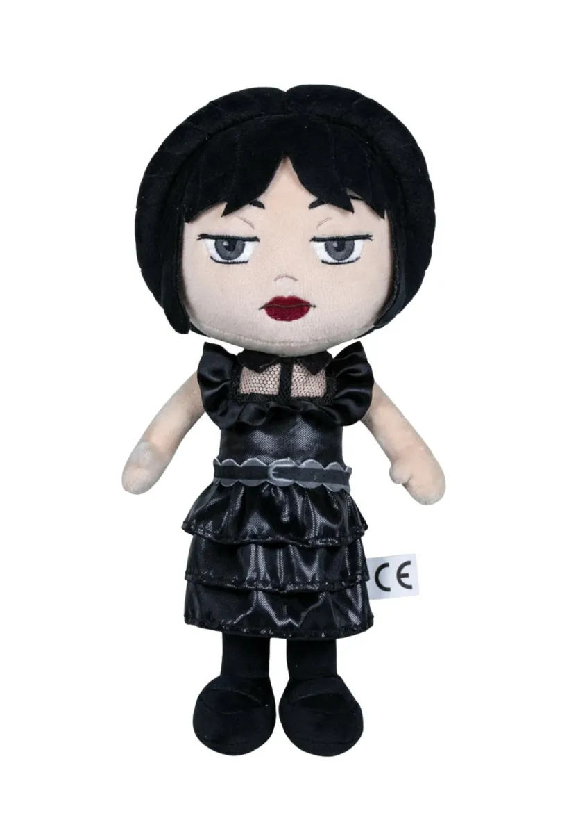 WEDNESDAY ADDAMS - SARG PLÜSCH - Puppe - black