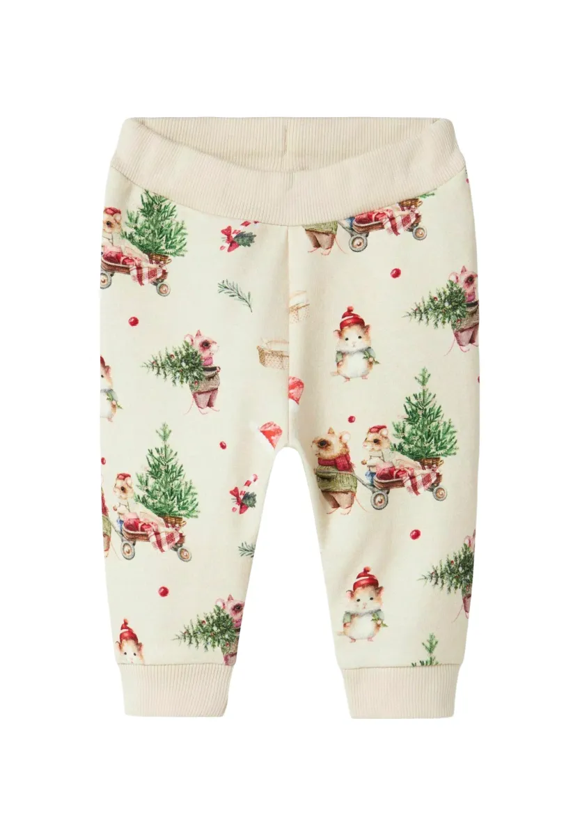 WEIHNACHTS - Jogginghose - peyote melange