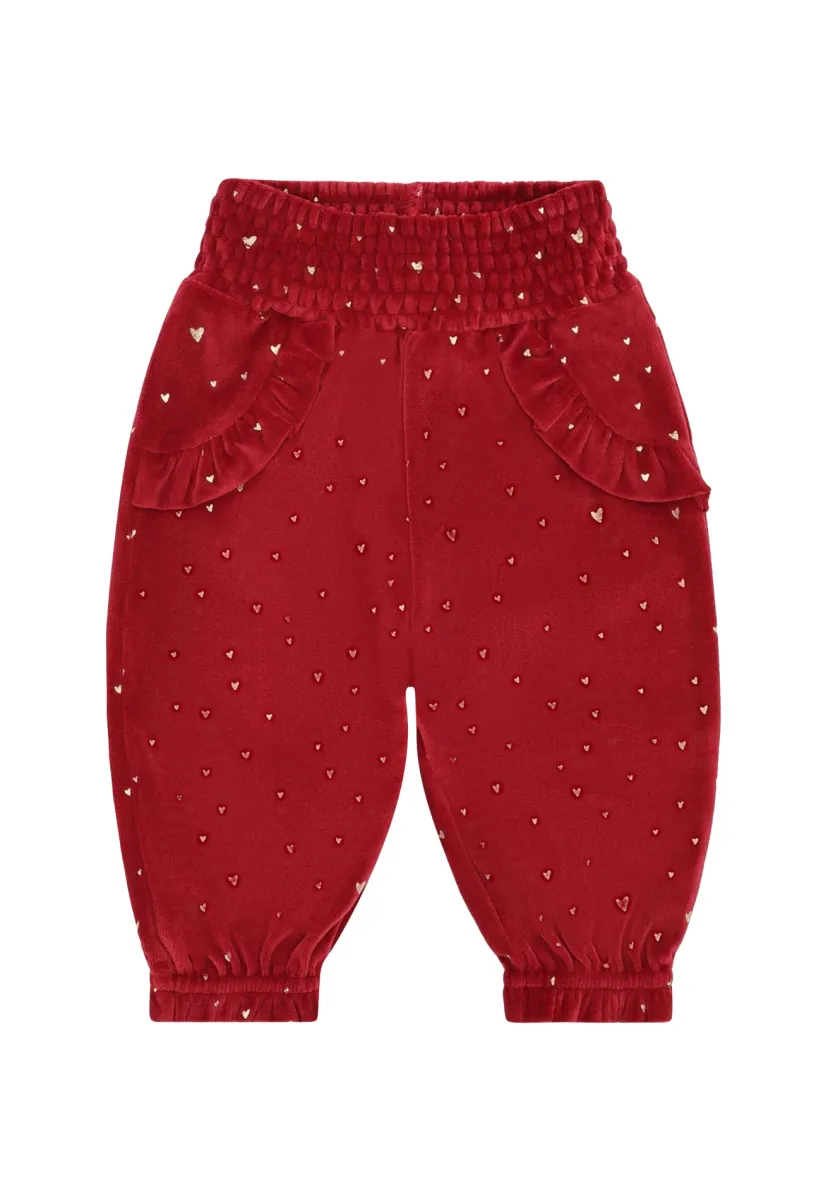 WEIHNACHTS TRINE - Stoffhose - red