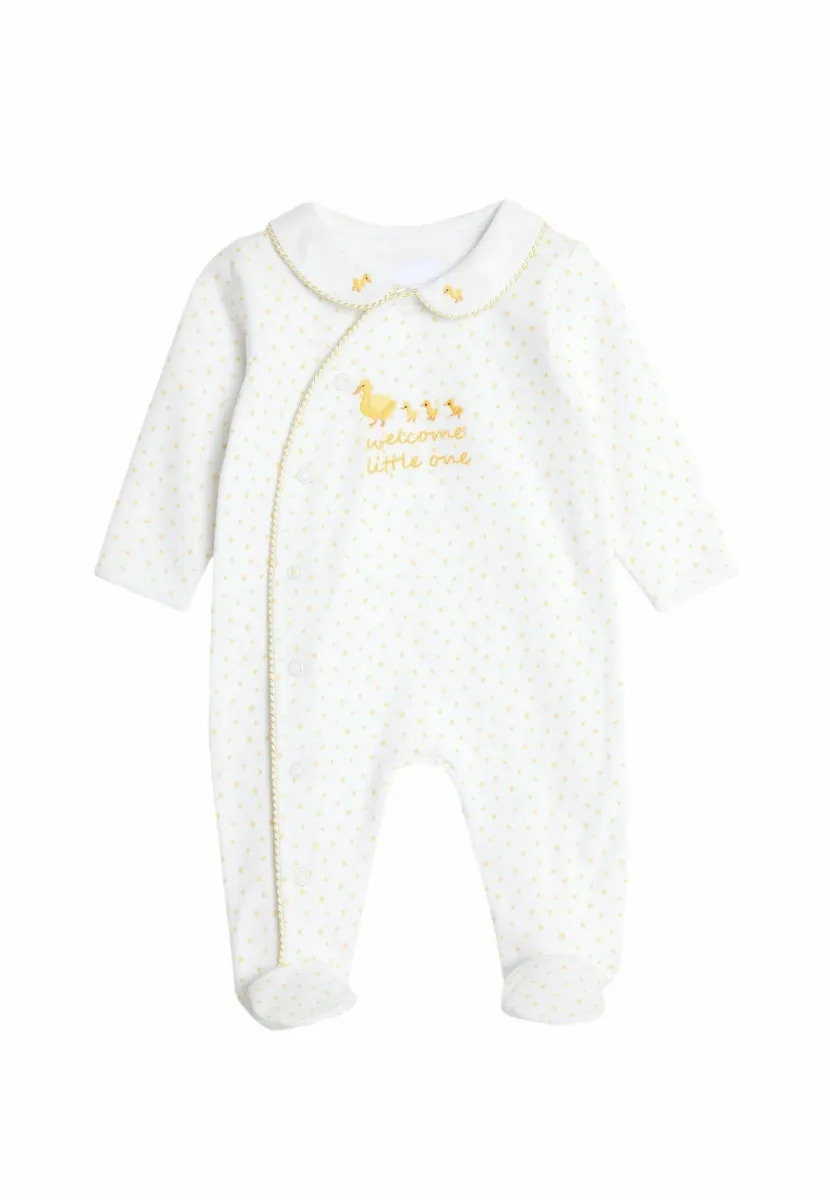 WELCOME LITTLE ONE REGULAR FIT - Strampler - white