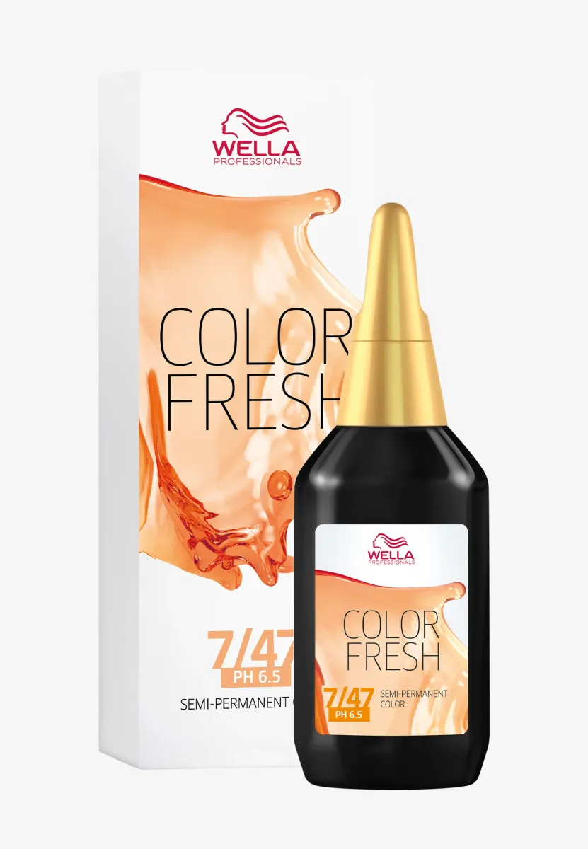 WELLA PROFESSIONALS COLOR FRESH HAIR COLOUR - Coloration - medium blonde red-brown