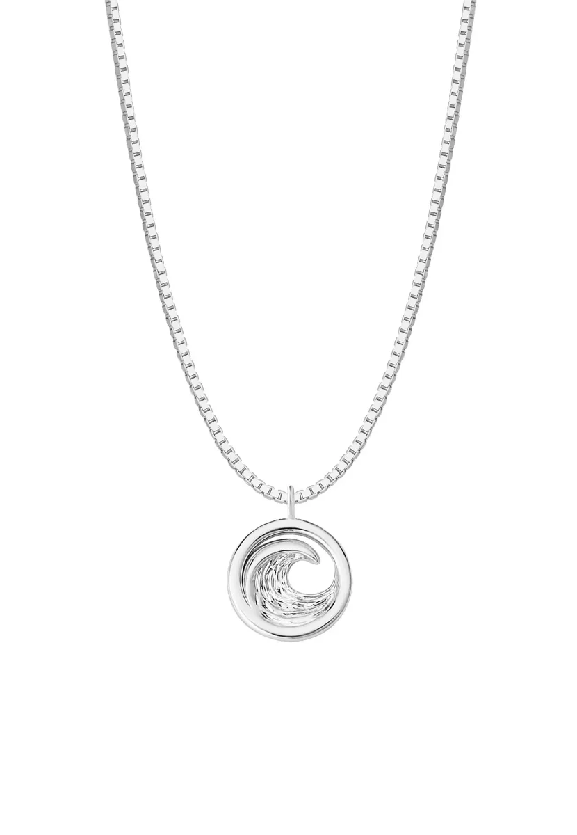 WELLE - Halskette - silver-coloured