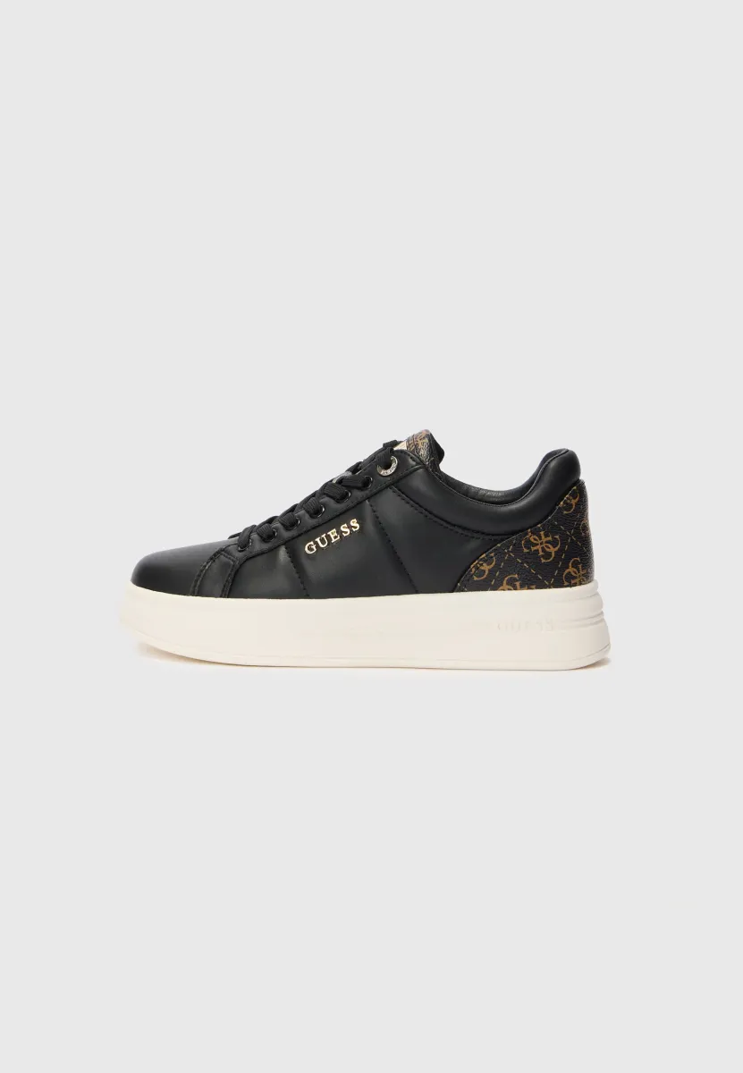 WELLI - Sneaker low - black/brown