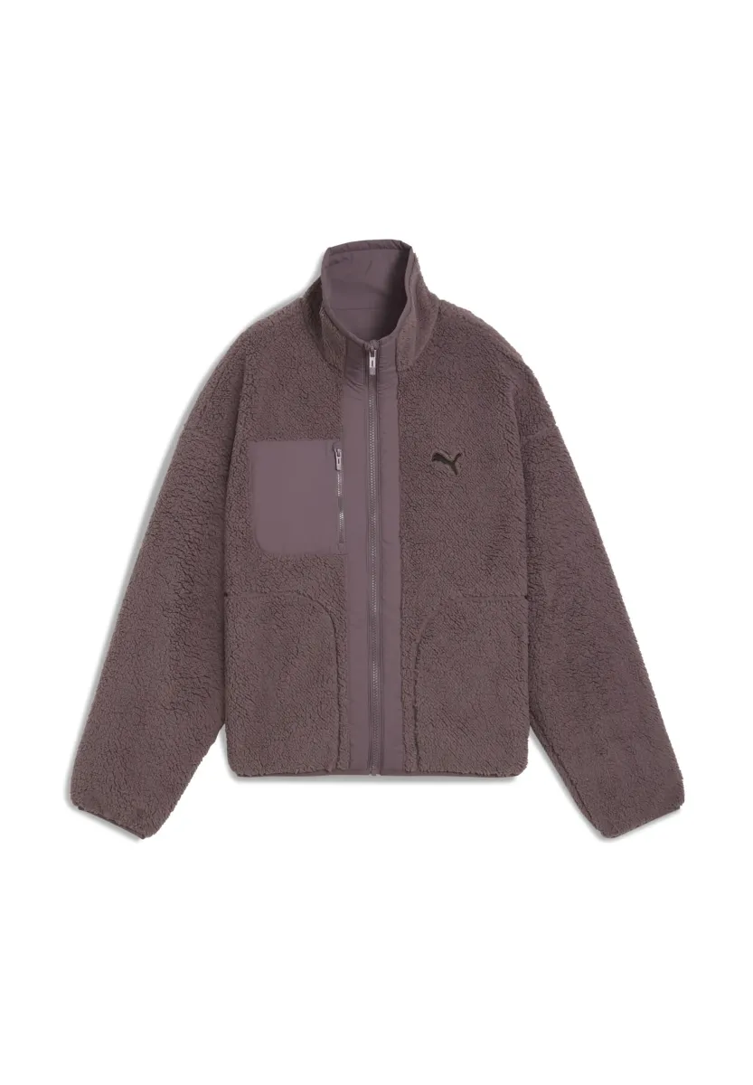 WENDBARE - Fleecejacke - raisin