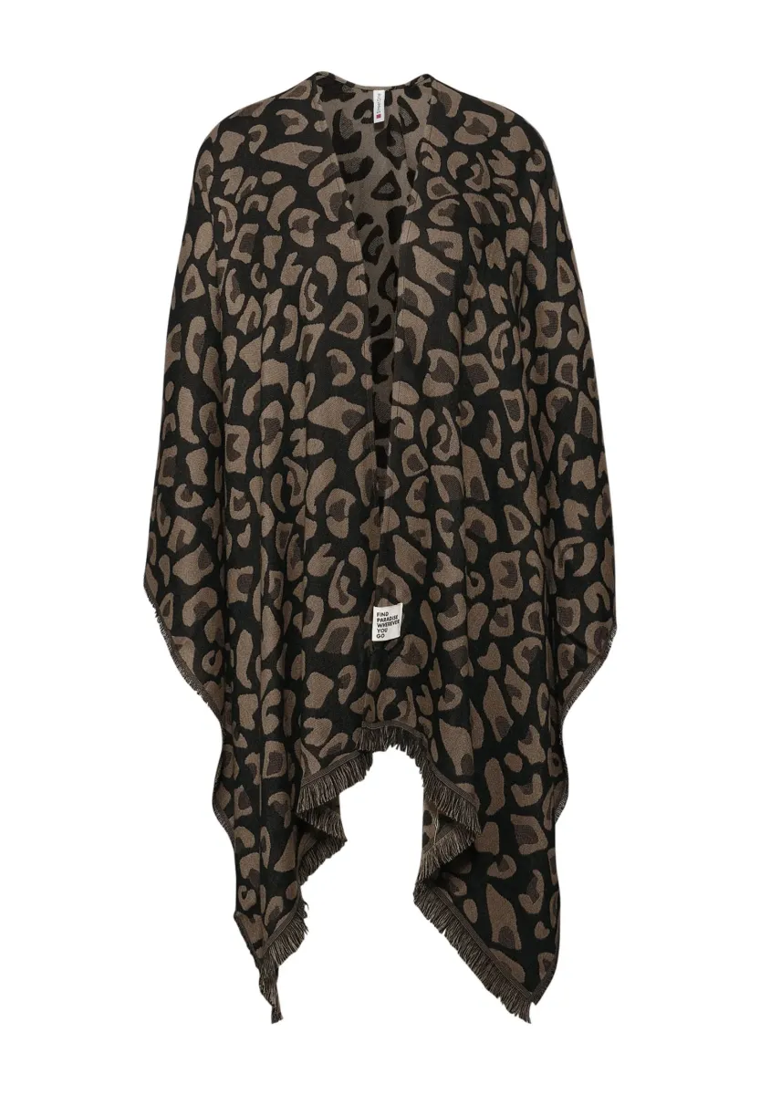 WENDBARES LEO - Strickjacke - schwarz