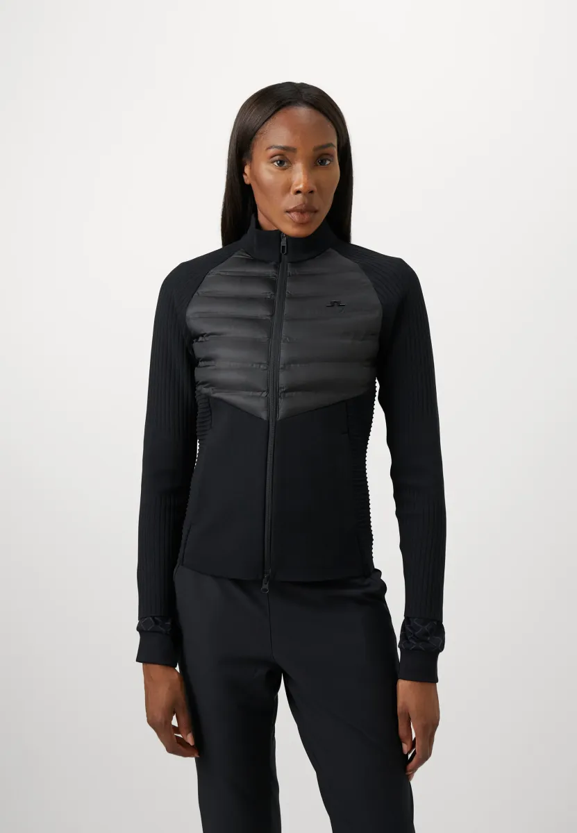 WENDY ZIP SWEATER - Sweatjacke - black