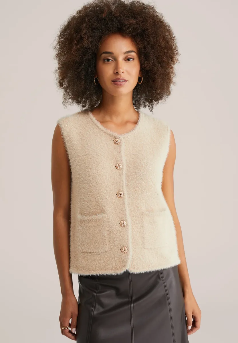 Weste - beige