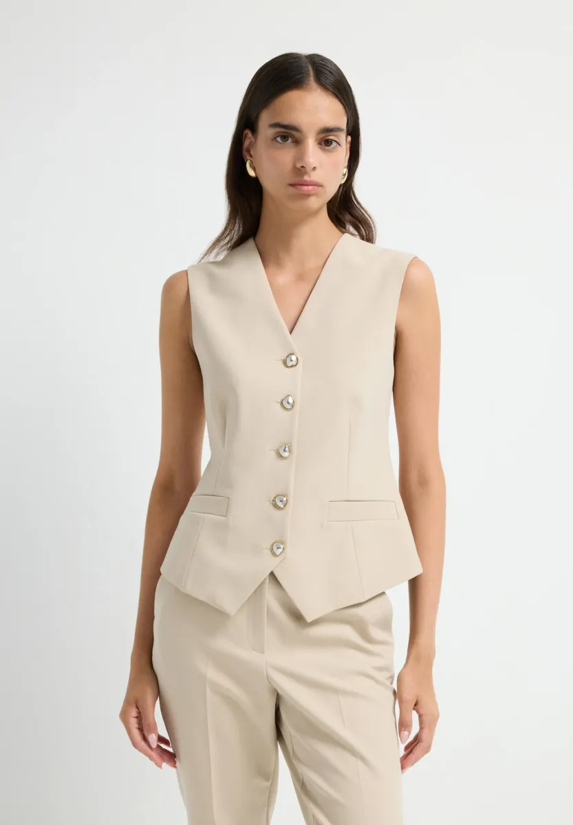 Weste - beige