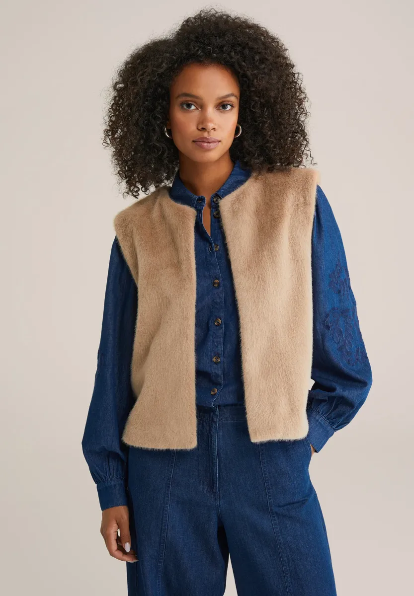 Weste - beige