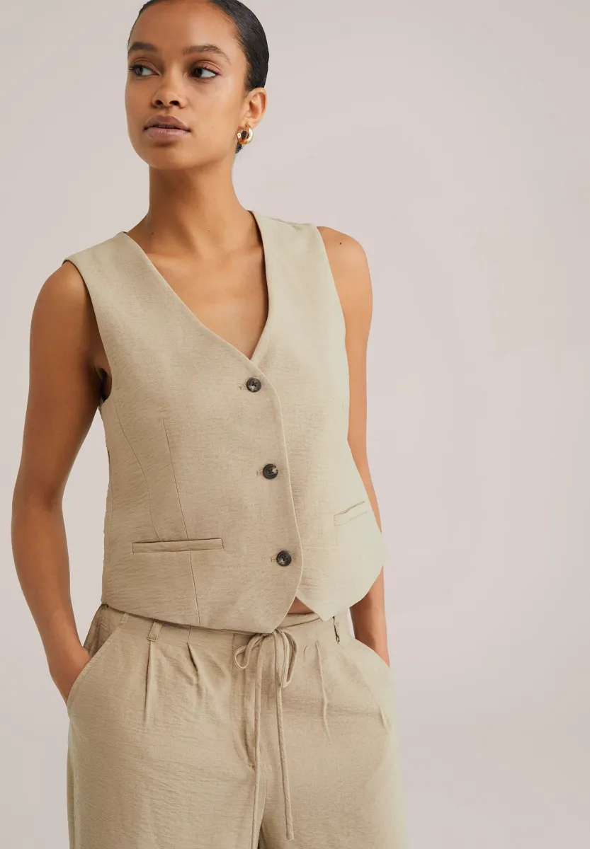 Weste - beige