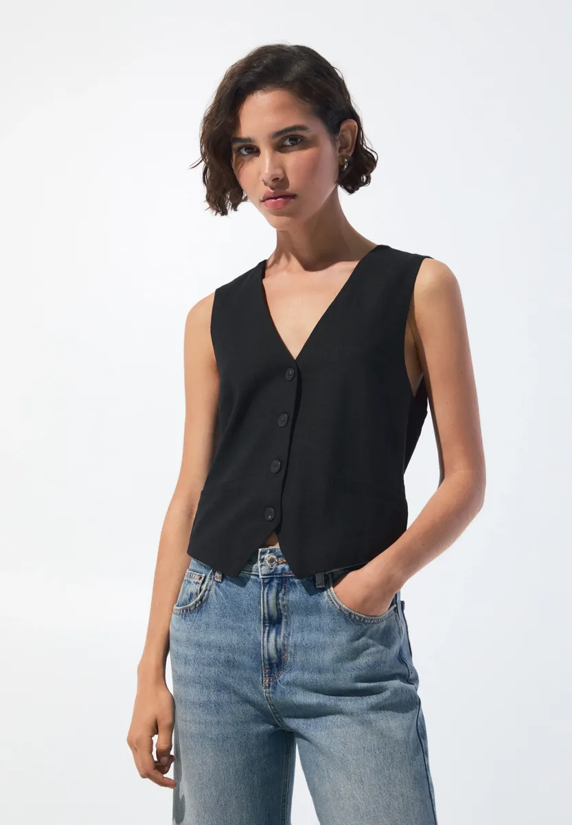 Weste - black