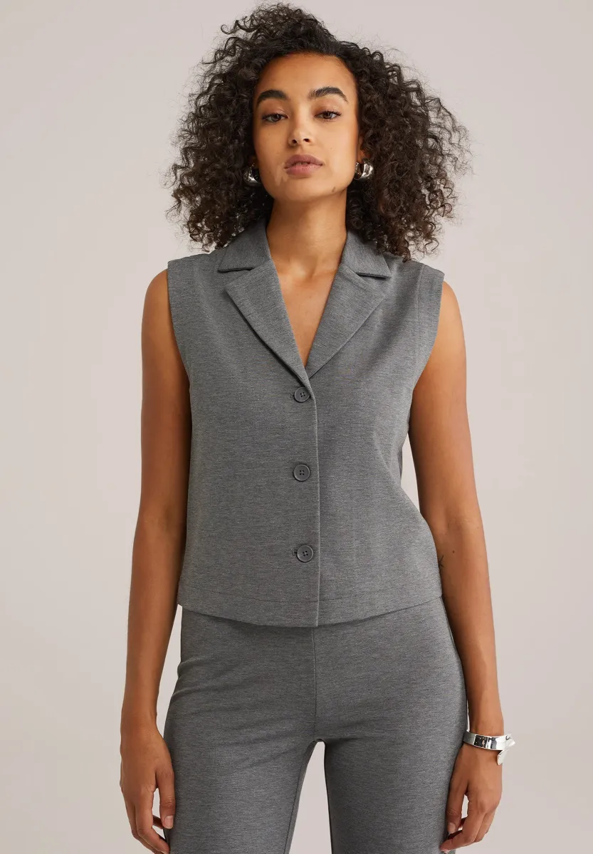 Weste - blended dark grey