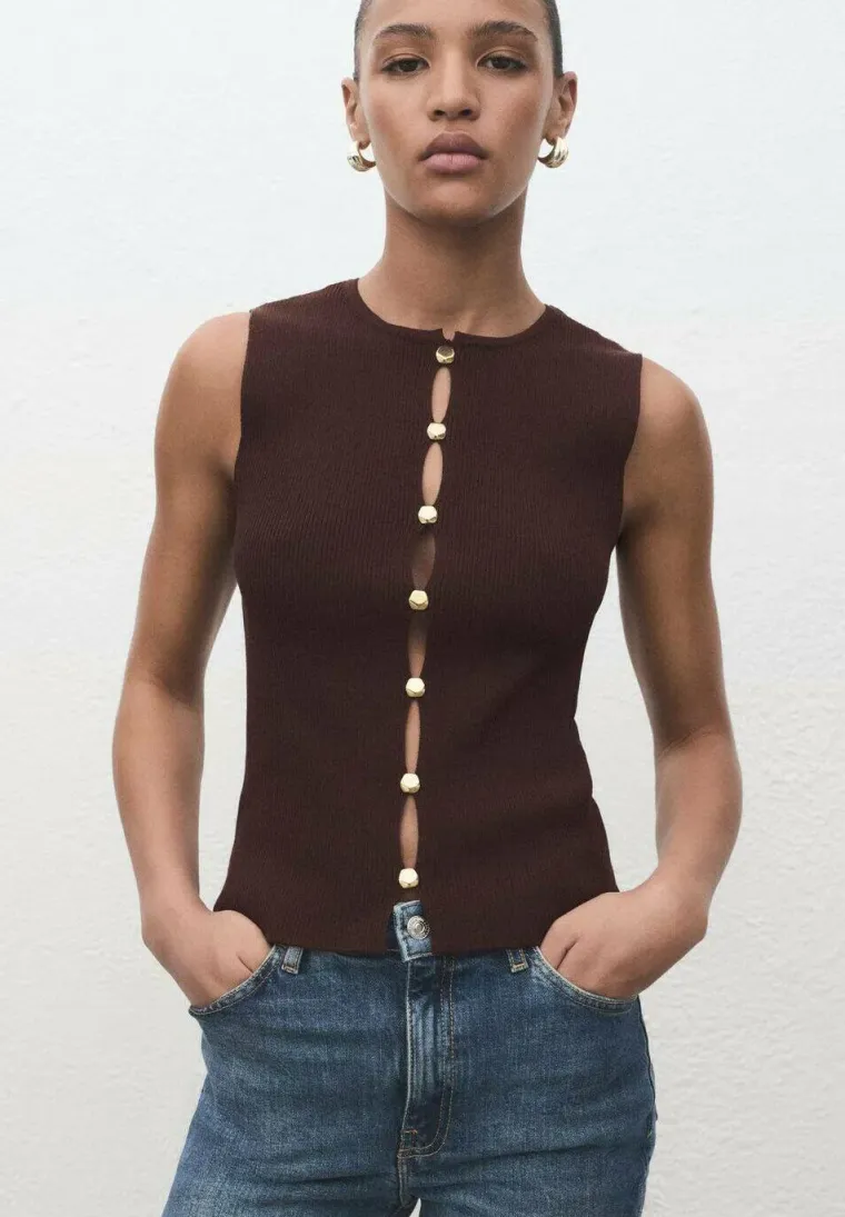 Weste - brown