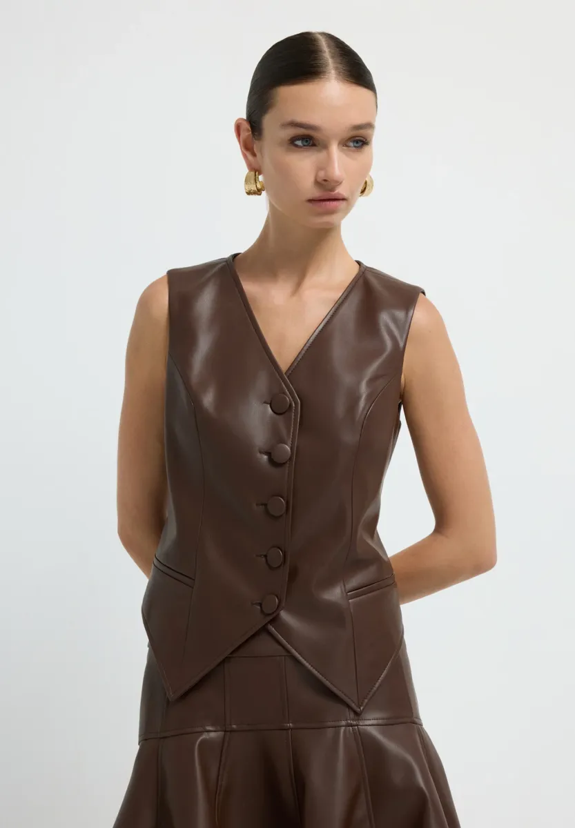 Weste - brown