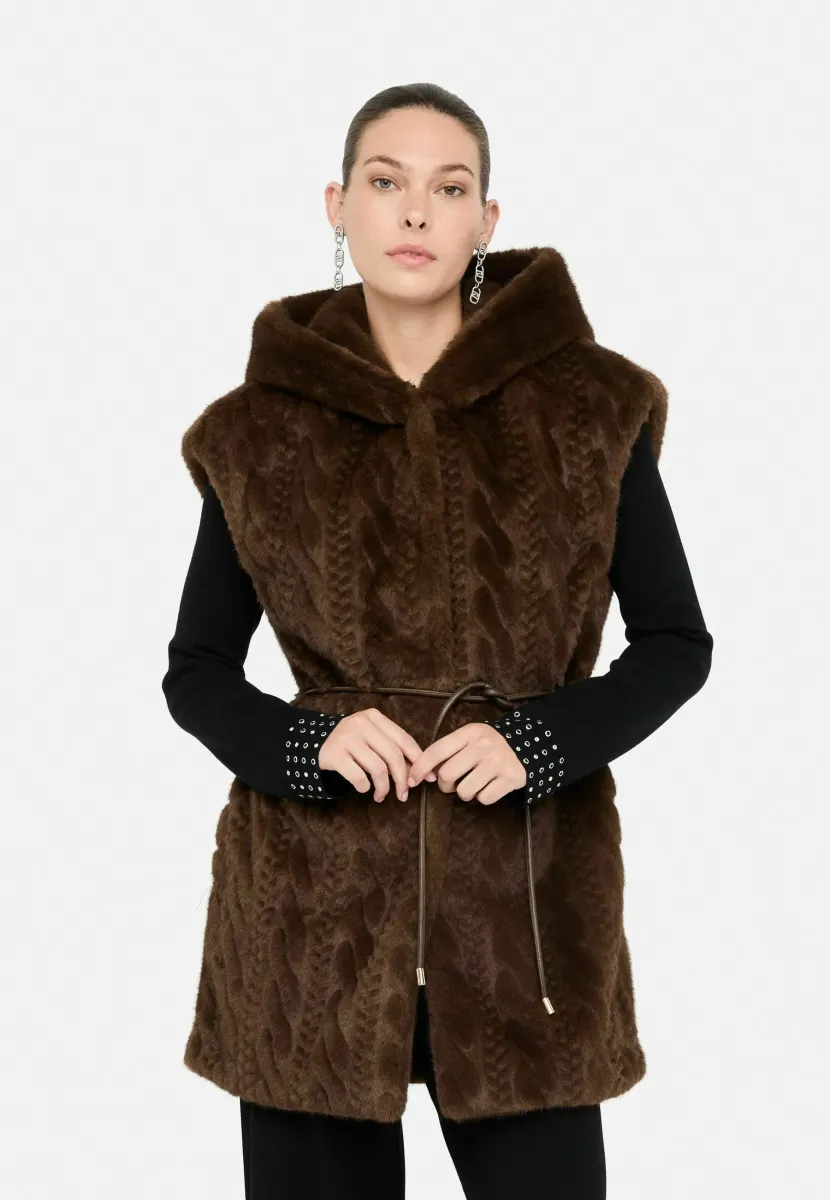 Weste - brown