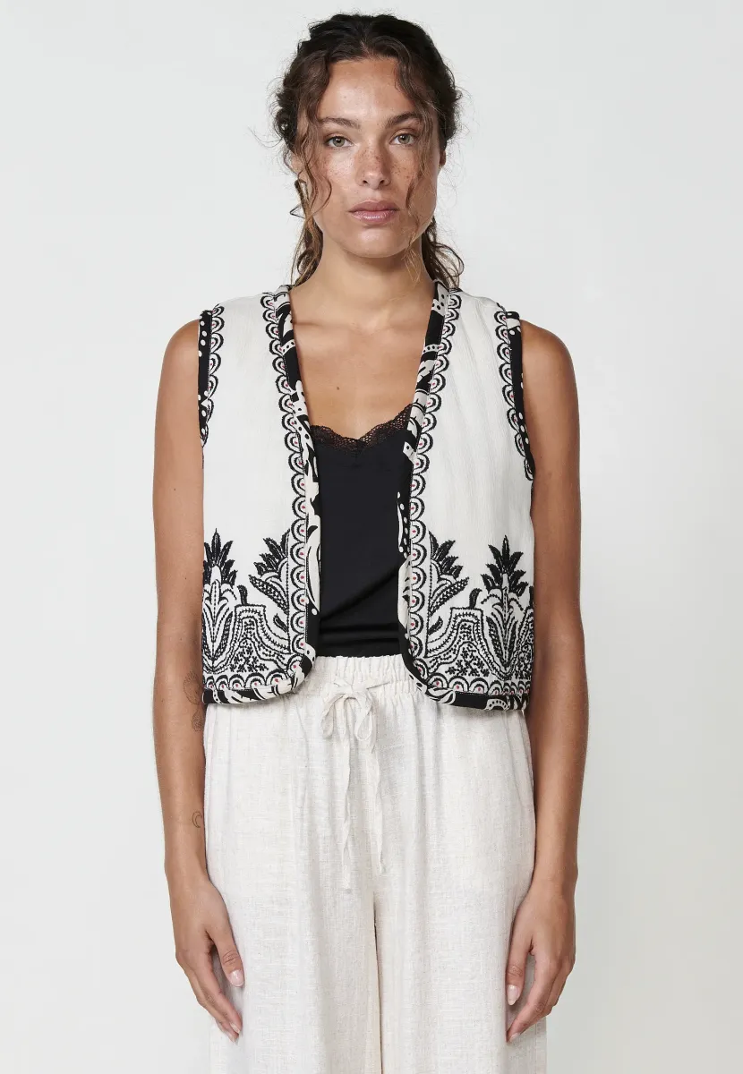 Weste - crudo off white
