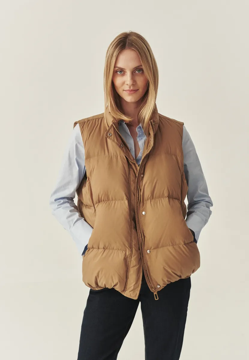 Weste - dark beige