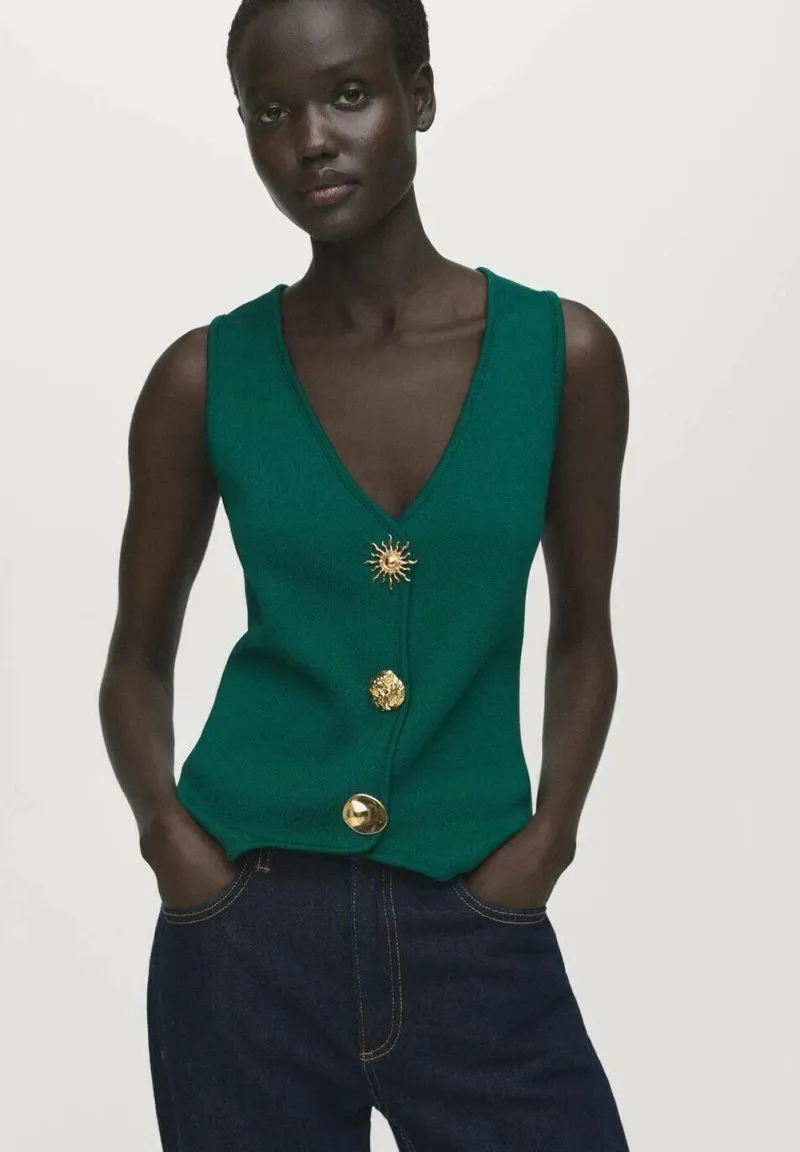 Weste - dark green