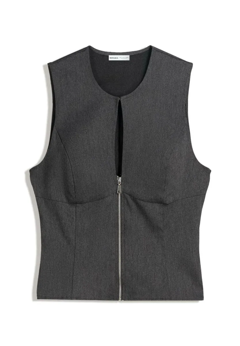 Weste - dark grey
