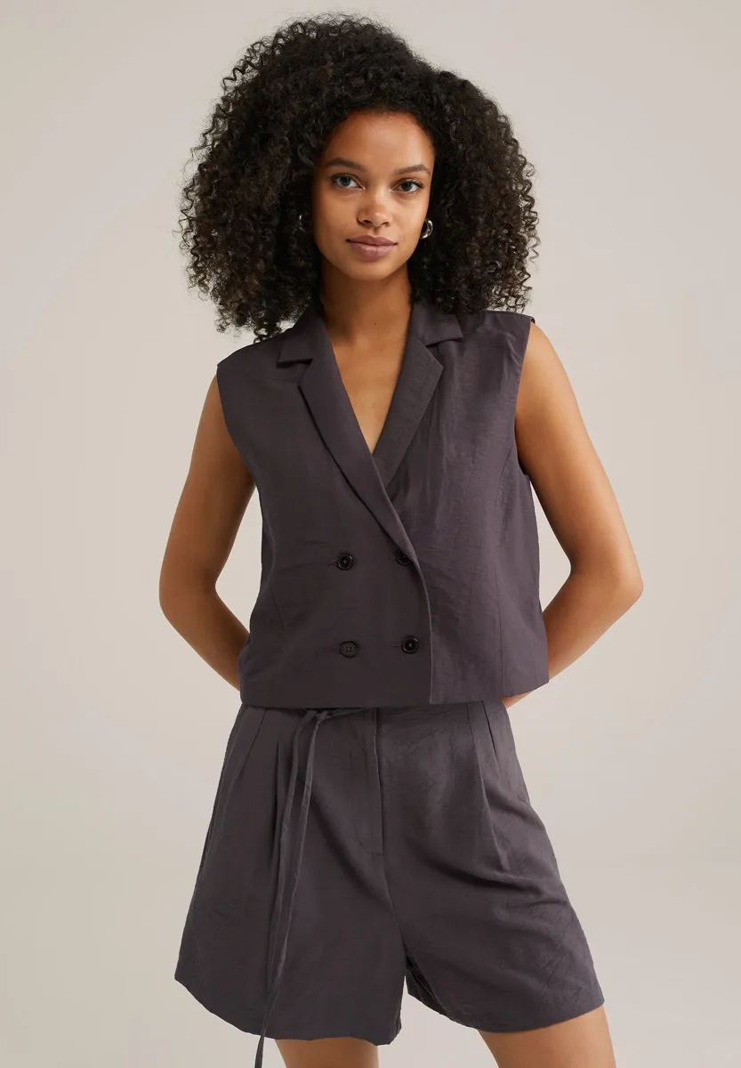 Weste - dark grey