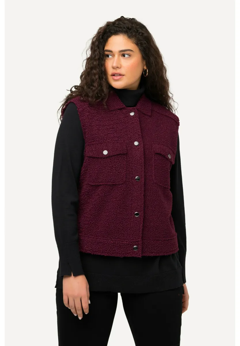 Weste - dark red
