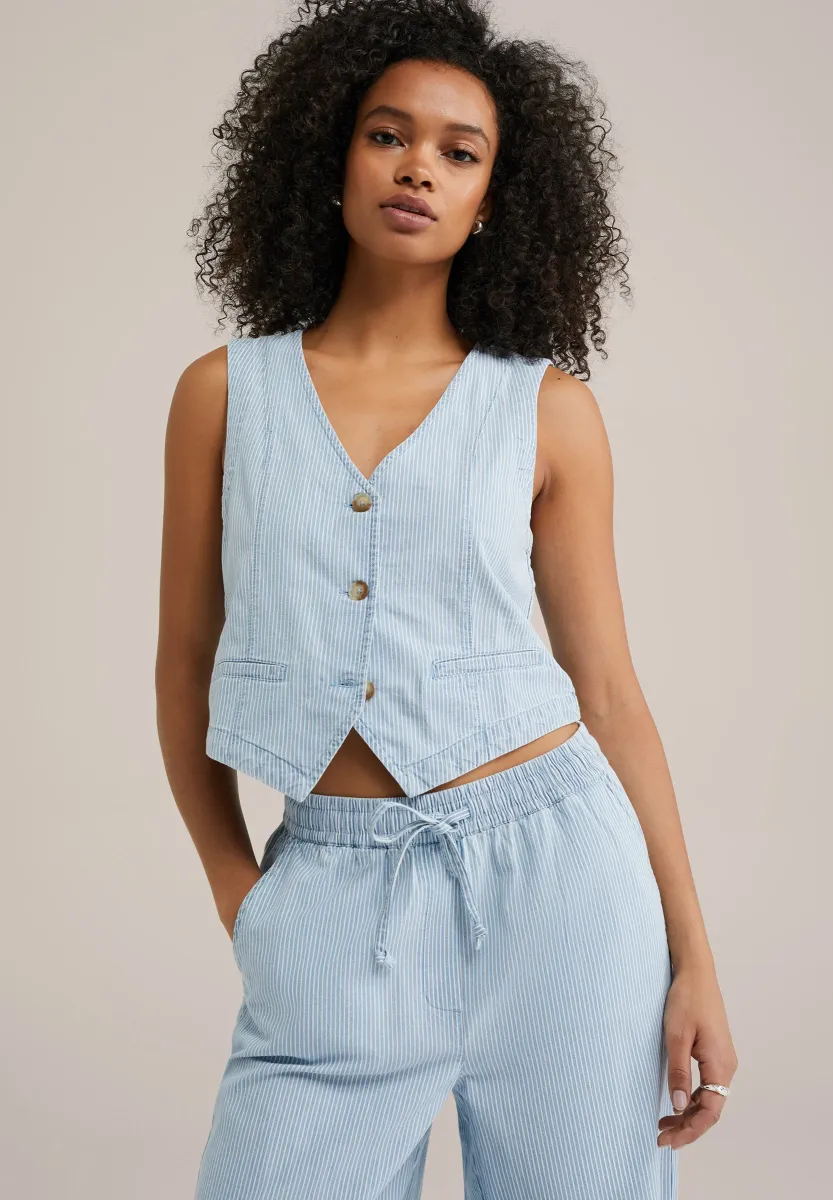 Weste - light blue