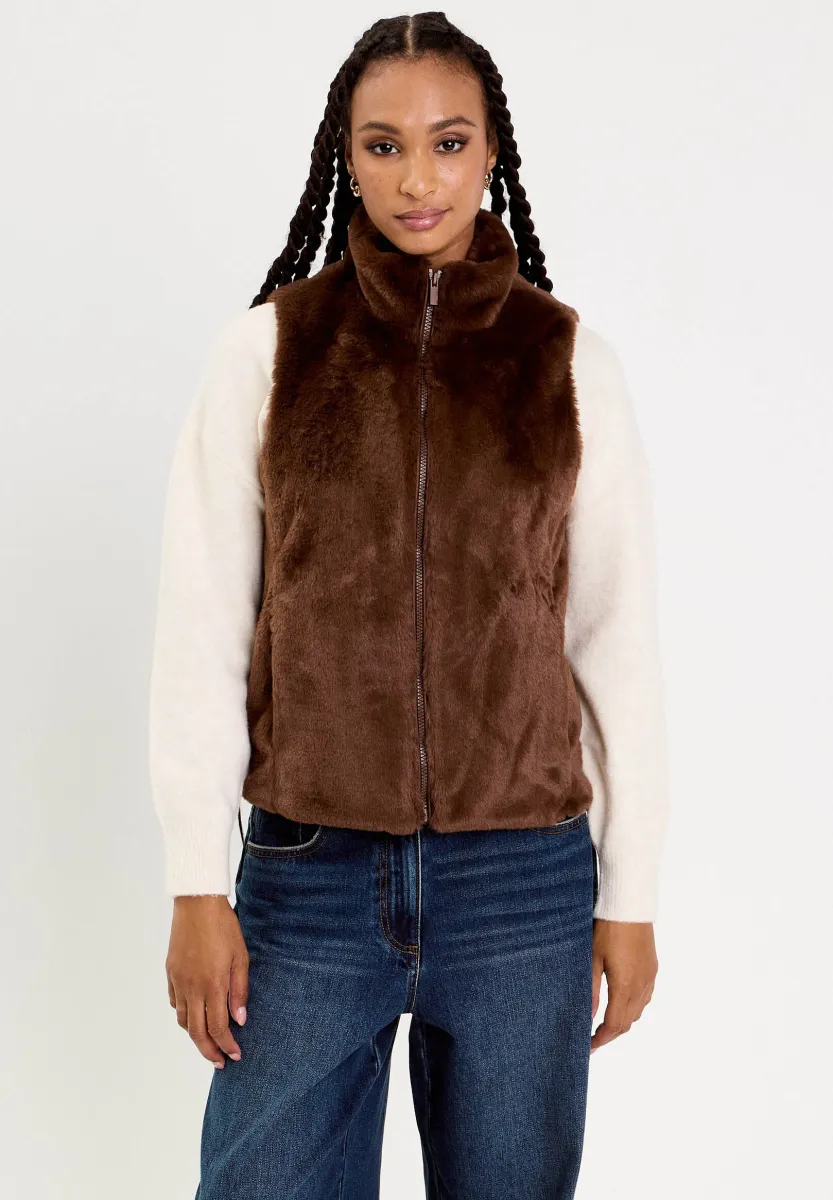 Weste - marron