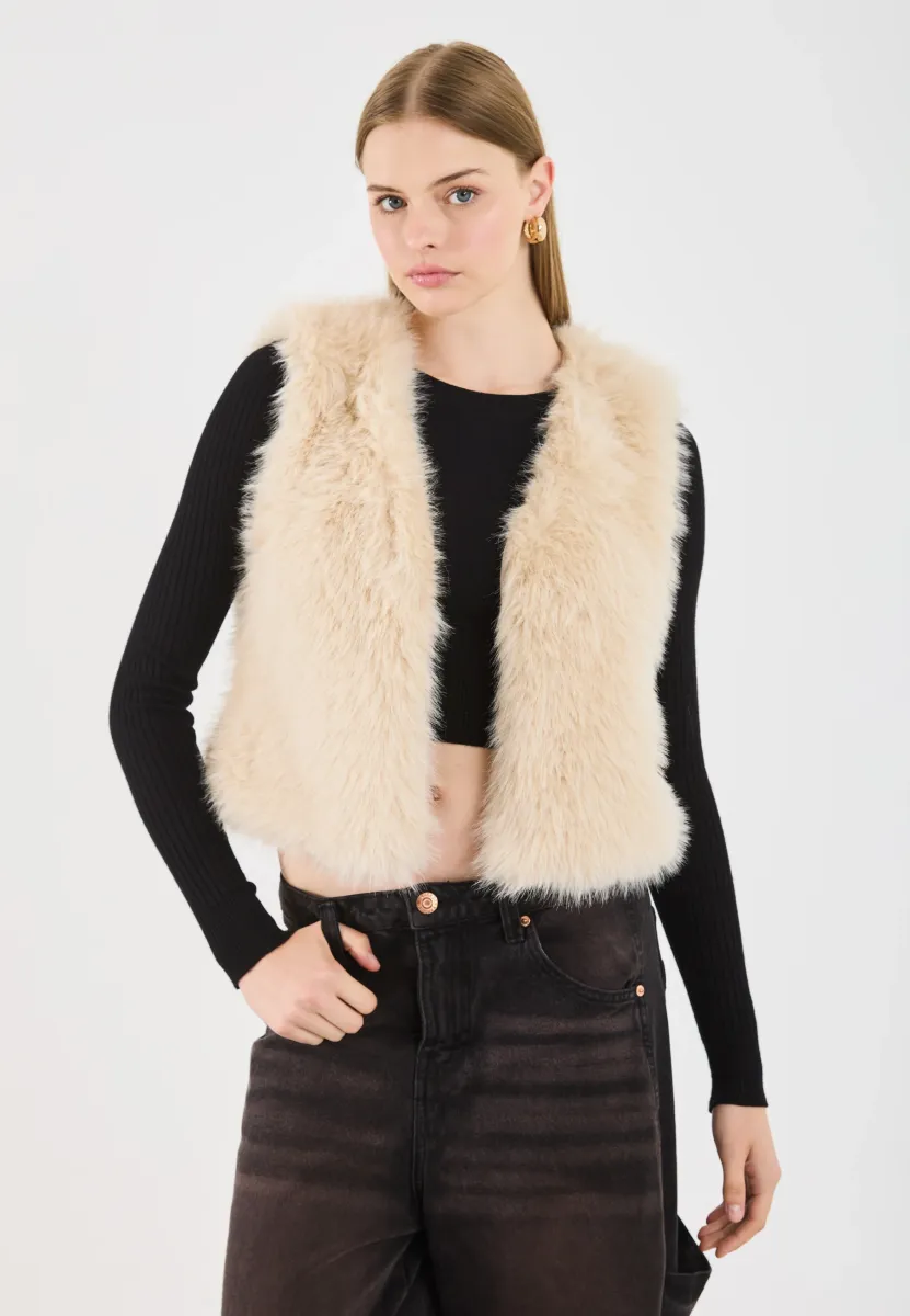 Weste - off-white