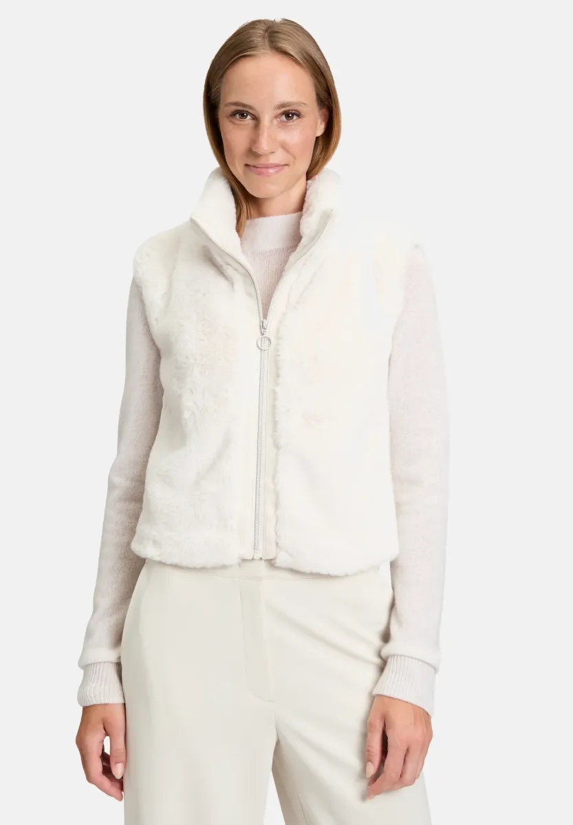 Weste - pearl cream