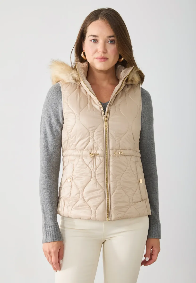 Weste - taupe