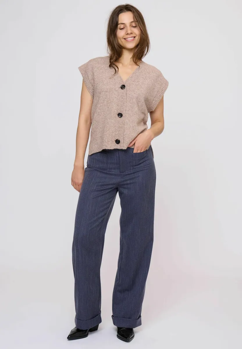 Weste - warm taupe