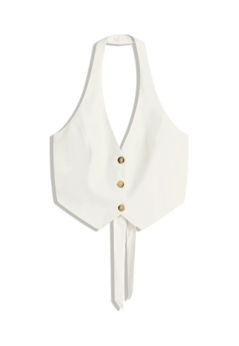 Weste - white