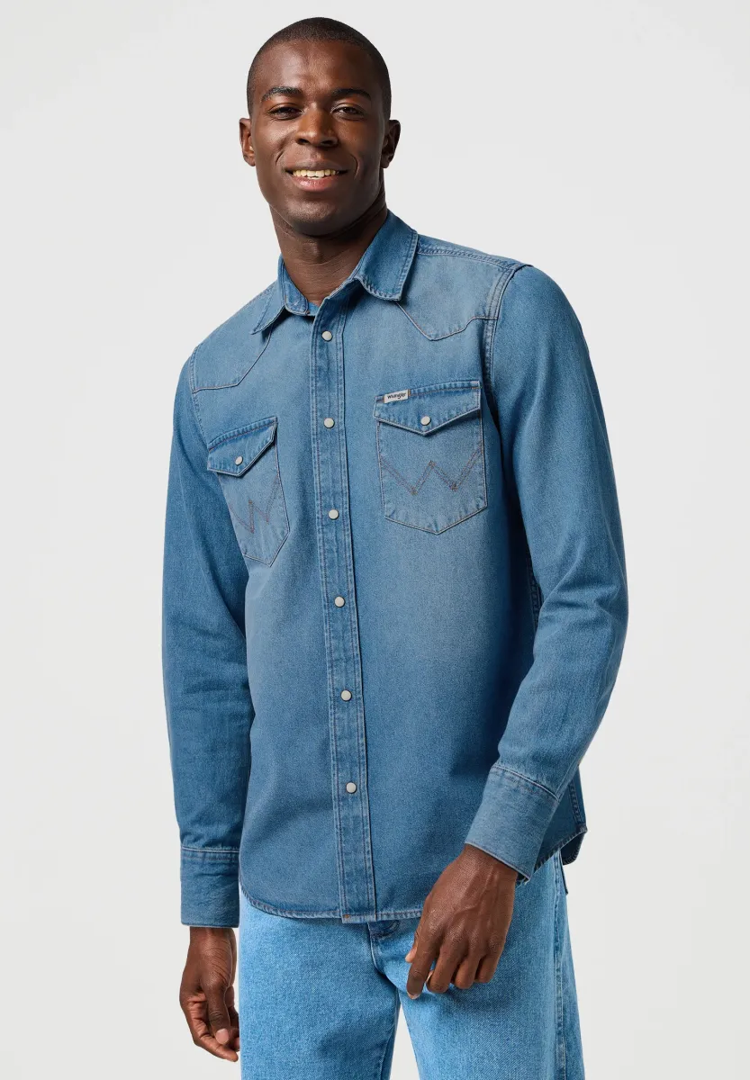 WESTERN  - Hemd - blue