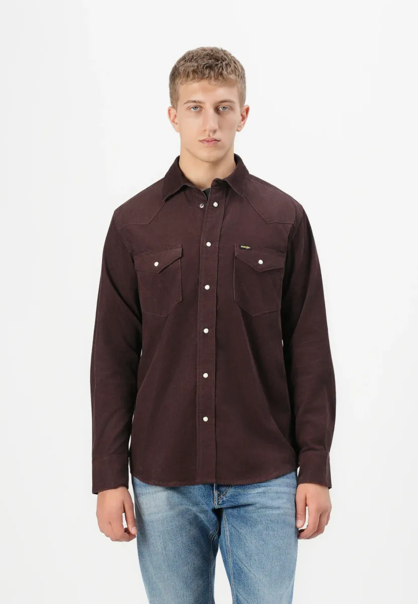WESTERN - Hemd - mahogany
