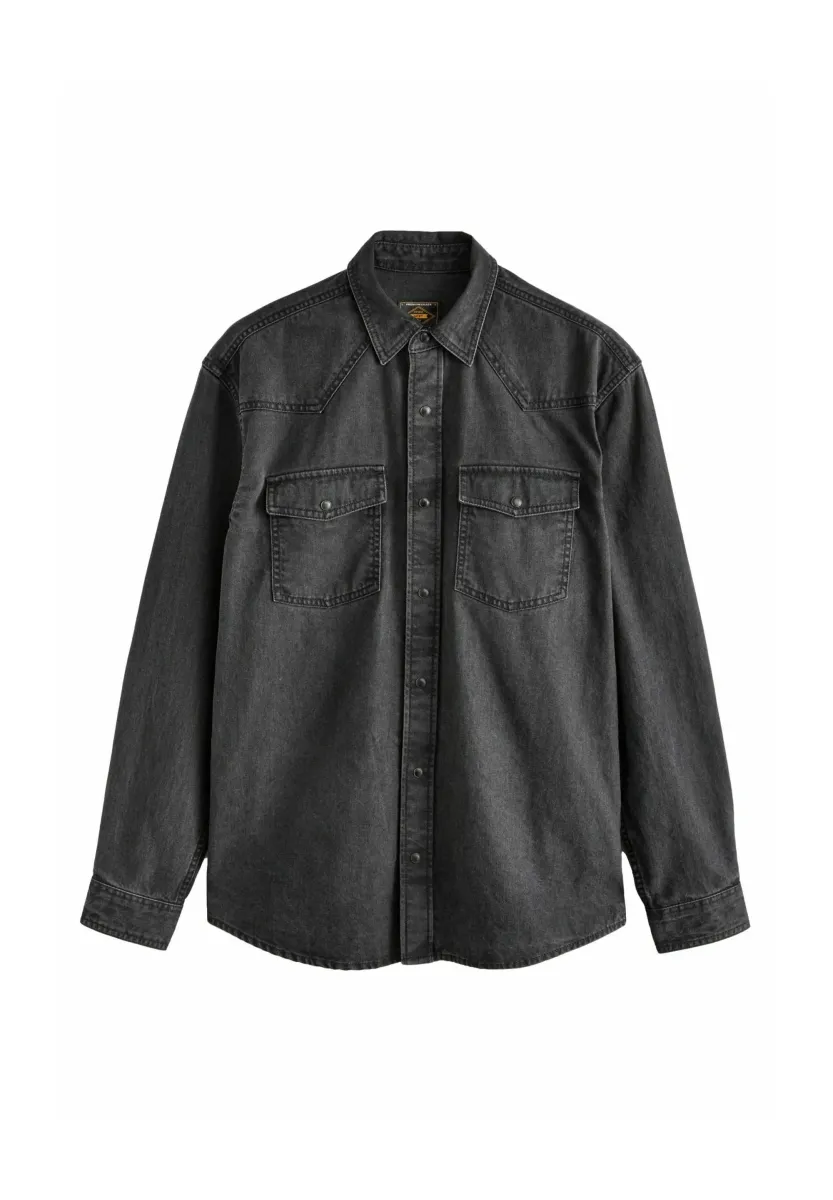 WESTERN  - REGULAR FIT - Hemd - black