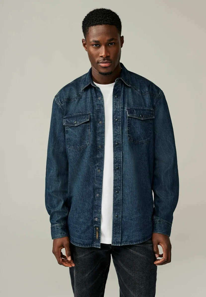 WESTERN  - REGULAR FIT - Hemd - dark blue