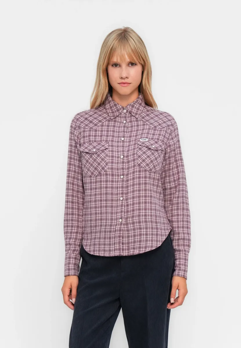 WESTERN SHIRT - Hemdbluse - italian plum