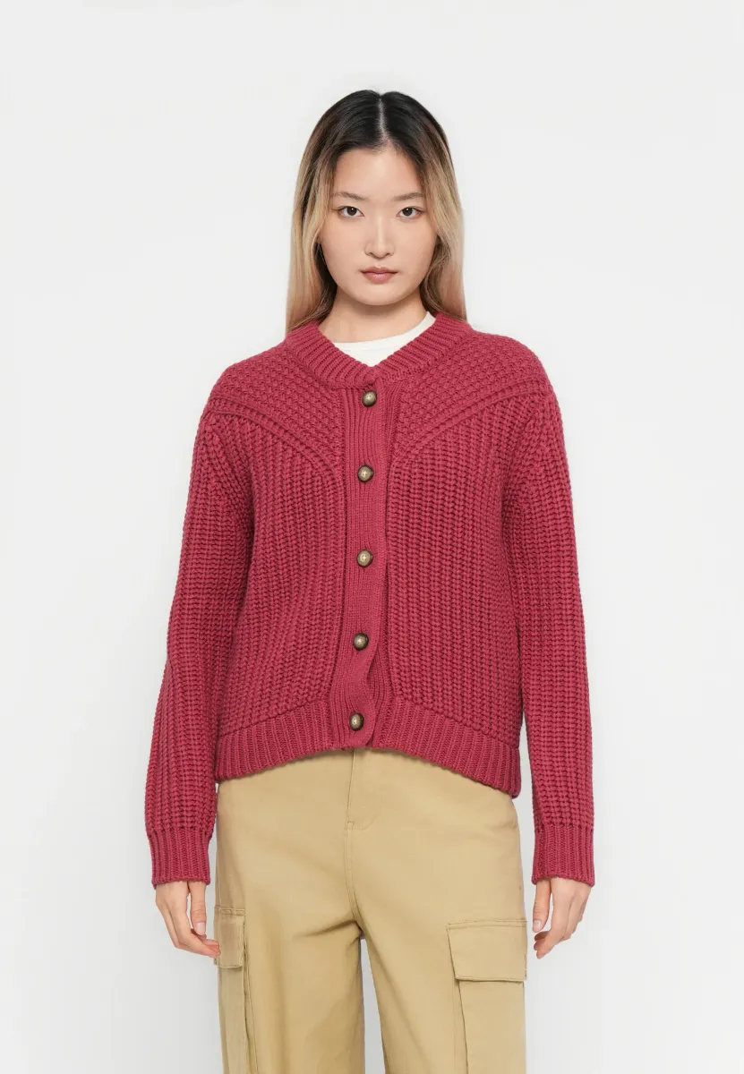 WESTERN - Strickjacke - earth red