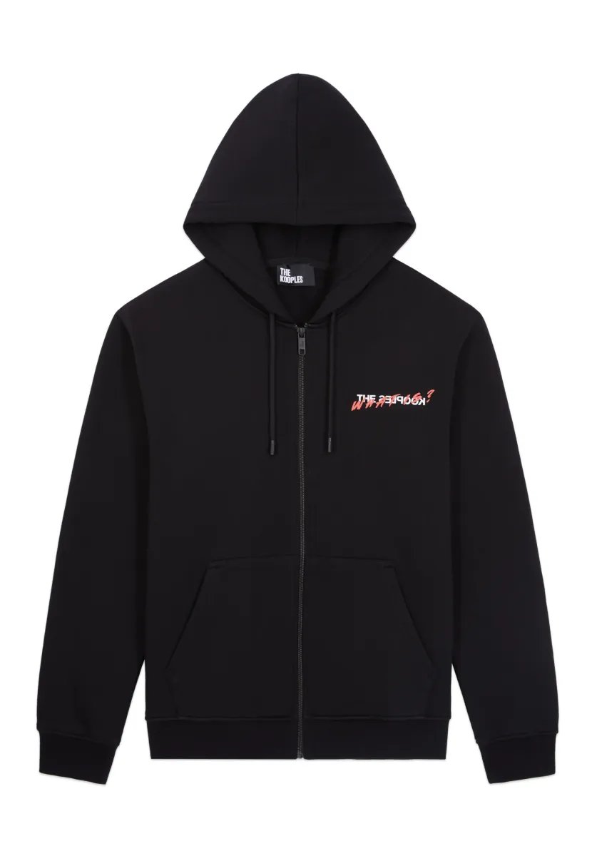 WHAT IS ZIPPÉ THE KOOPLES - Sweatjacke - black