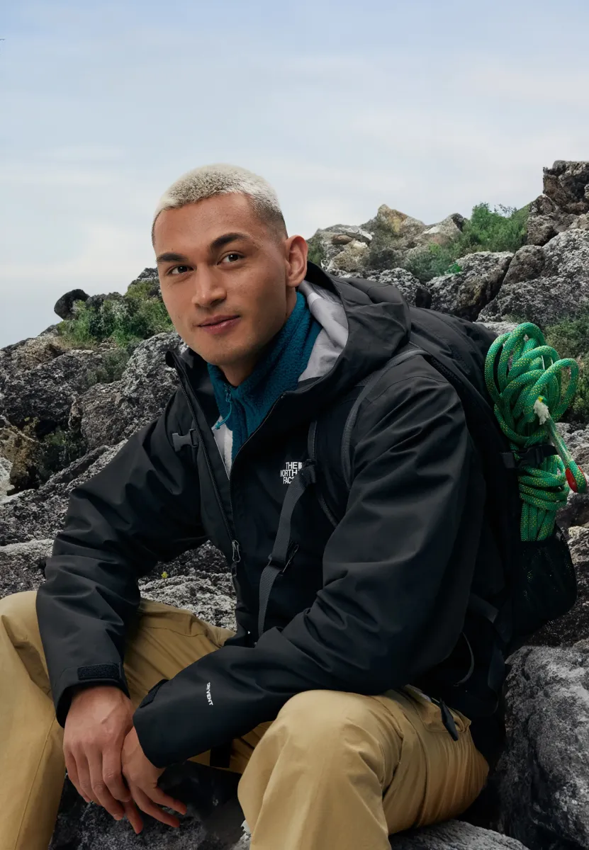 WHITON JACKET - Hardshelljacke - black