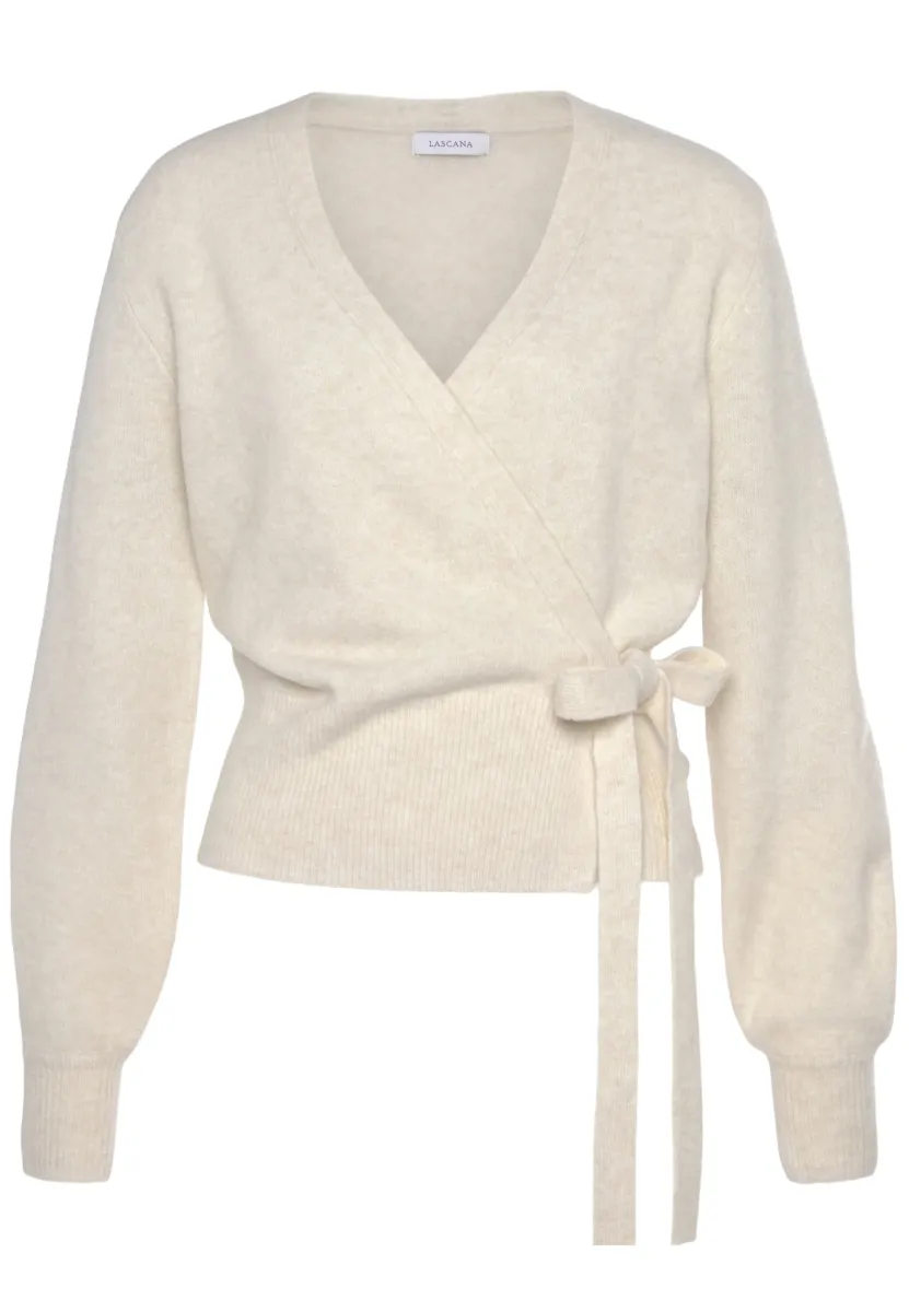 WICKEL - Strickjacke - creme