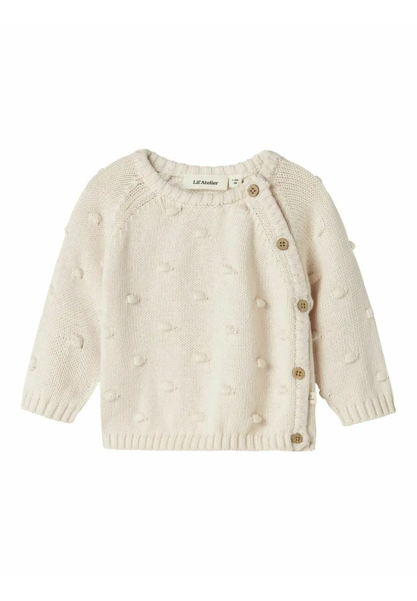 WICKEL - Strickjacke - pastel parchment
