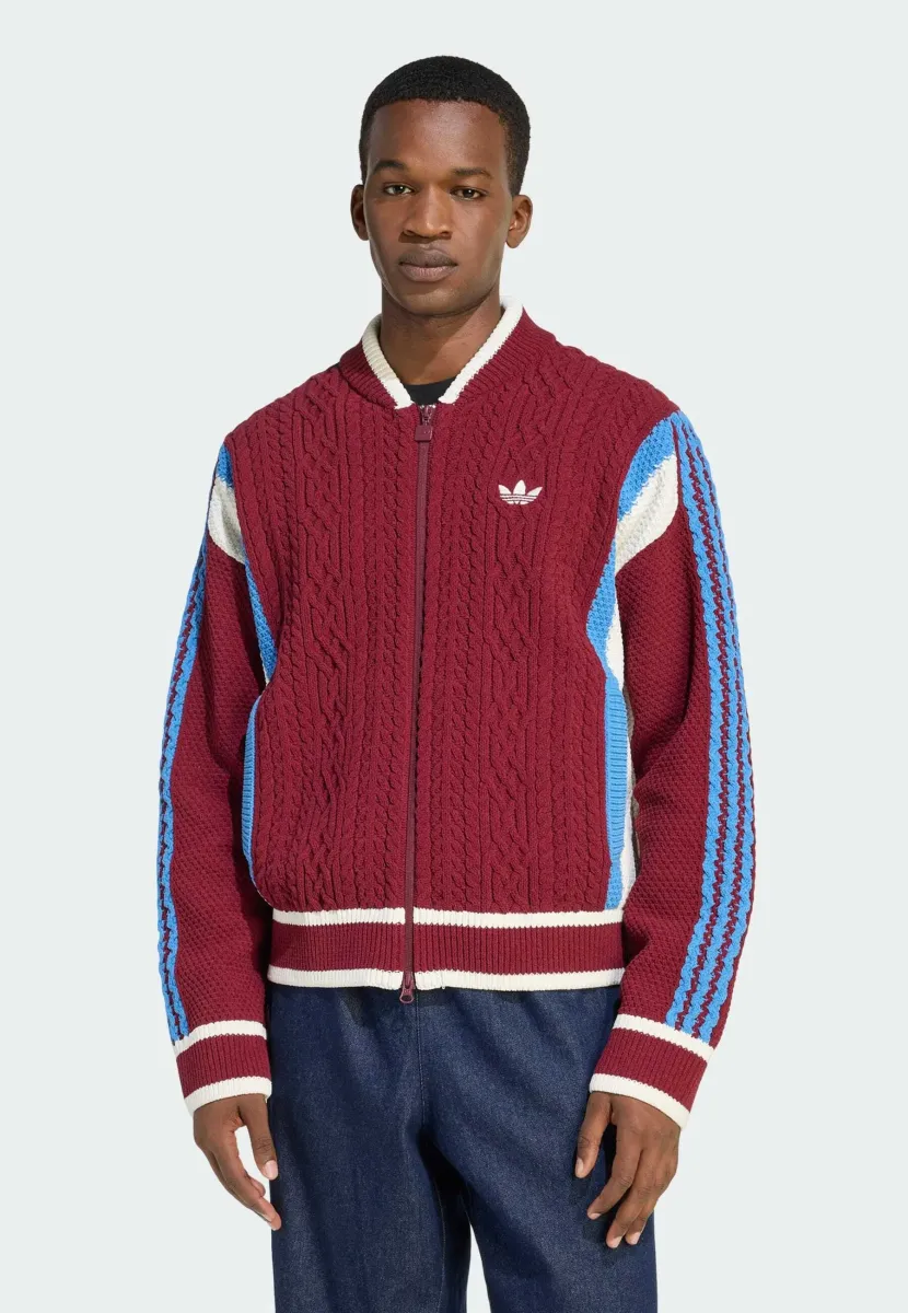 WICONS  - Strickjacke - shadow red off white ash blue