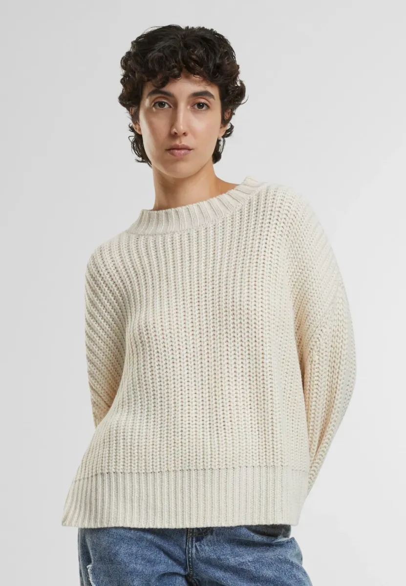WIDE BASIC - Strickpullover - whitesand