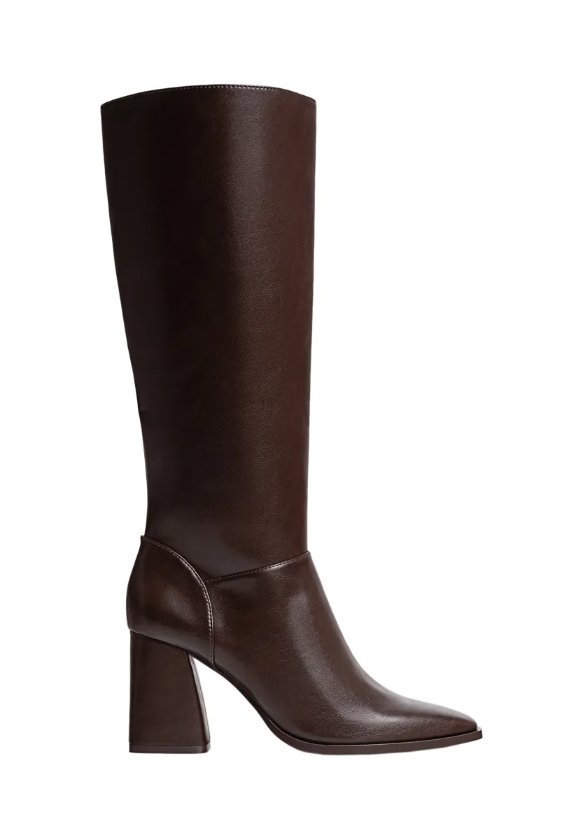 WIDE FIT - High Heel Stiefel - brown
