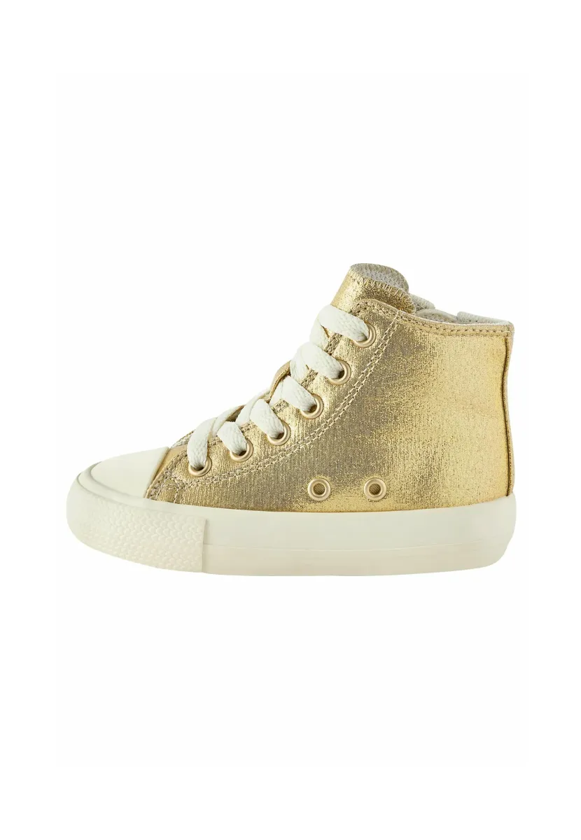 WIDE FIT - Lauflernschuh - gold metallic