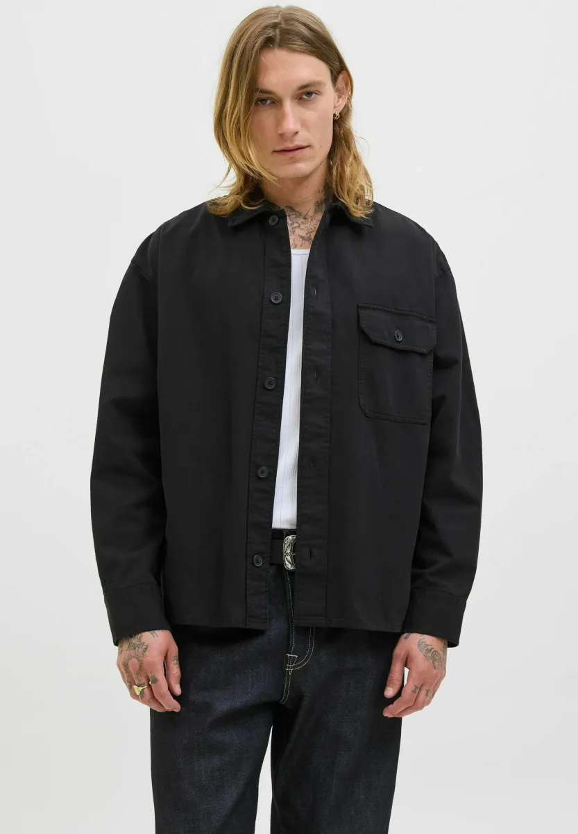 WIDE FIT OVER - Hemd - black