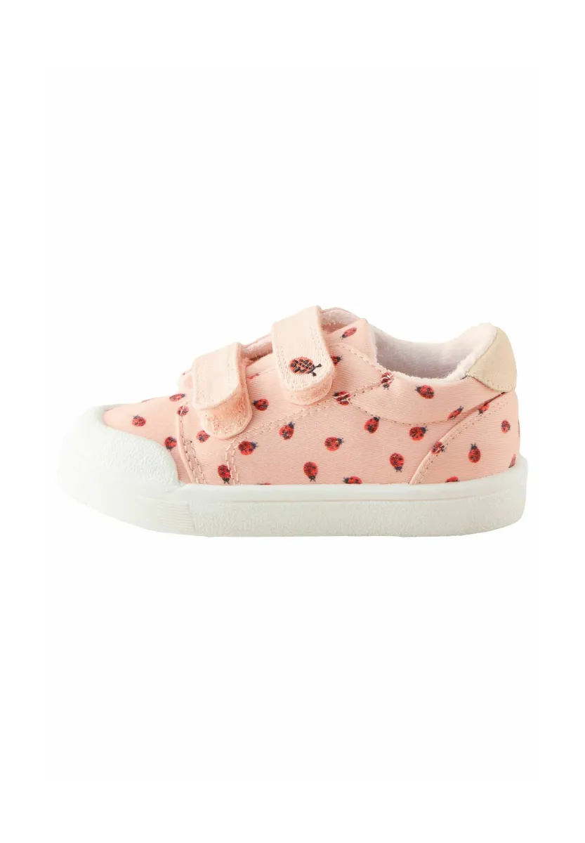 WIDE FIT - TOUCH FASTEN STRAP - Lauflernschuh - pink ladybird