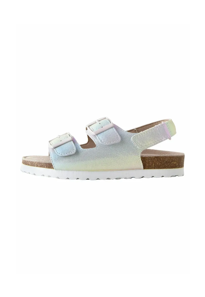 WIDE FIT - TOUCH FASTENING STRAP - Riemensandalette - rainbow metallic